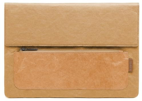 GAOCHY 13,3-14 Pouces Housse pour Ordinateur Portable pour MacBook Pro 14 M4/M3/M2/M1 Pro/Max 2024-2021, MacBook Air 13 2017-2012, Chromebook14, Zenbook 14, Dell Inspiron/XPS 14, Housse Kraft Lavable
