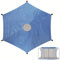 Gartentrampoline Sonnenschutz Abdeckung,6/8/10/12/14/16FT Trampolin Sonnenschutz Sonnensegel, Ø 183 244 305 366 427 488 cm, Sonnenschutz & Anti-UV, kinetic sports trampolin（Nur Abdeckung）(Blue,12FT 8