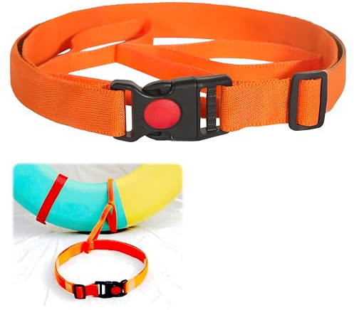 Schwimmgürtel Trainingsgürtel, Schwimmgürtel Wassersport Orange Reflektierender Gürtel Schwimmen Anfänger Trainingshilfe Rettungsring Traktion für Notfälle Schwimmgurt Trainingsleine Haltegurt(Orange)