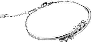 Esprit ESBR00342117 Damen Armband Edelstahl Silber weiß Zirkonia 22 cm