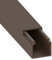 Habengut Kabelkanal (selbstklebend) 15x15 mm aus PVC, Farbe: Braun, Länge 1 m, CC10057