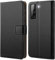 HOOMIL Cover MagFlip per Samsung Galaxy S21+ / S21 Plus 5G 6,7 Pollici, [Squisita artigianalità] Premium Pelle Custodia - Nero