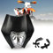 Motorrad Lichtmaske,Scheinwerfer Verkleidung 12 V 35 W,Motorräder Halogen Scheinwerfer Blinker Lampenschirm Ersatz für Dirt Bike Pit Bike Enduro Supermoto