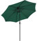 Yaheetech Parasol de Jardin Extérieur Parasol Inclinable 230cm/270cm/327cm avec 8 Baleines Cadre en Métal Protection Solaire pour Jardin Terrasse Patio Piscine Plage Balcon 270 cm Vert