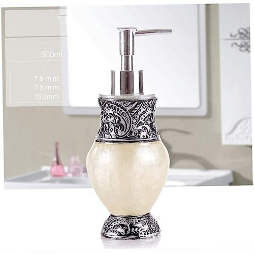 Housoutil Seifen Halter Seifenspender Flaschen Spenderflasche Lotionspender Shampoo-behälter Flüssigseifenhalter Pumpflasche Pack Weiß