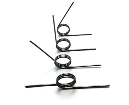 Cireux Ressort de Torsion en forme de V, diamètre de fil de 0.7mm, Type de Rotation droite, ressort de Torsion 60 90 120 180 degrés, ressorts métalliques personnalisés 10 pièces Compression des petits