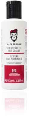 Slick Gorilla Tinte de cabello rojo semipermanente vegano y libre de crueldad animal (100 ml, rojo)