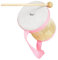 ifundom Holz Handtrommel Mit Ziegenfell Tragbares Percussion-instrument Für Musikinstrument Für Kindergarten Und Frühe Zum Üben Und Spielen