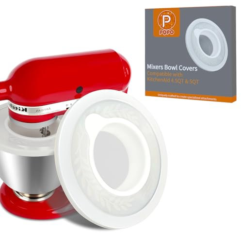 Stand Mixer Cover Compatible with Kitchen Aid 4.5-5 Quart Tilt-Head Stand Mixers Bowl (150, Grams)
