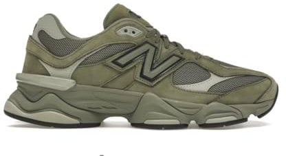 New Balance 9060 Scarpe Uomo, Verde oliva scuro, 38.5 EU