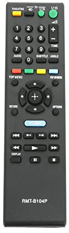 New RMT-B104P Replaced Remote fit for Sony BDP-S360 BDP-S360HP BDP-S363 BDP-S560 BDP-N460 BDP-N460HP BDPS360 BDPS360HP BDPS363 BDPS560 BDPN460 BDPN460HP Blu-Ray Disc DVD Player