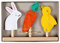 Meri Meri Oster-Partyzubehör Ostern Fingerpuppen
