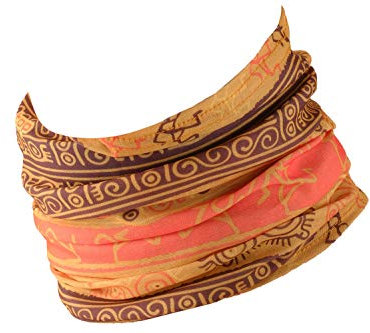 Hilltop Multifunktionstuch, Halstuch Herren, Schlauchschal Damen, Schlauchtuch, Bandana mit vernähten Saumkanten, M.Tuch:Maya Selection
