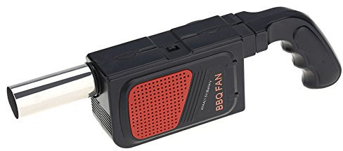 MAGT Ventilatore per barbecue, ventilatore per barbecue elettrico portatile durevole barbecue da picnic da campeggio all'aperto