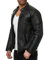 Redbridge Giacca in Pelle sintetica da Uomo Stile Biker Giubbotto in finta pelle Casual Vintage (5XL, Nero)