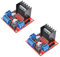 DUBEUYEW L298N Módulo de Placa de Controlador de Motor Dual H Bridge DC Stepper para Arduino Smart Car Robot Mega R3 2560 ESP32 ESP826 (2 Pack)