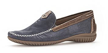 Gabor Damen Slipper, Frauen Slip On,Moderate Mehrweite (G),College Schuhe,Businessschuhe,Mokassins,Halbschuhe,Jeans/new Whisky,37.5 EU / 4.5 UK
