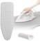 Lelico Ironing Board Cover 92X33 97x33 110x35 122x38cm Iron Board Cover With Padding Ease Of Use And Installation Cotton Ironing Board Cover And Pad (Color : A, Size : Medium(100x34cm))