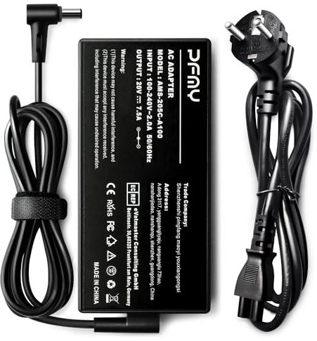 PFMY Portátiles CA Adaptador Cargador 150W 20V 7.5A AC Adapter Charger para ASUS TUF Gaming Laptop Notebook FX95D FX95G VX60G FA506 FX706L,6.0mm x 3.7mm