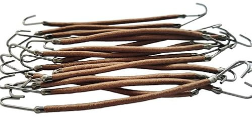 Ganci per Capelli Elastici,10 Pezzi Ganci Coda di Cavallo Fermagli per Capelli Elastici,Ganci di Coda di Cavallo Clip,Fascia Elastica con Gancio per Coda di Cavallo per Tutti i Tipi di Capelli Lunghi