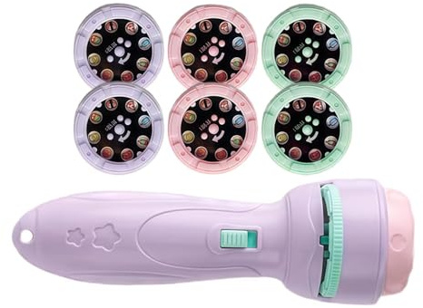 Night Light Projector - 40 Patterns Kids Educational Flashlight, Interactive Long Lasting Torch Lamp, Fun Learning Ceiling Beam Light, Child Safe Projector | Educational Flashlight For Boys Son Daught