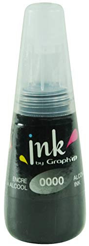 Graph'it - Ink Flacon d’Encre de Recharge pour Marqueurs à Alcool Graph’It Marker et Brush - Couleur : Blender (0000) de 25 ml - Dessin, Illustration et Manga