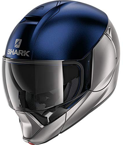 SHARK, Klapphelm EVOJET dual blank SBS, XS