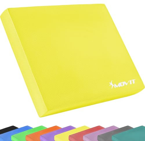 MOVIT Balance Pad DYNAMIC BASE, 50 x 40 x 6 cm, Farbwahl: 10 Farben, Gelb