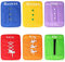 Esoes 6 Pcs Fine Motor Skills Toys Zip and Button Board, Montessori Toys for 1 2 3 4 Year Old, Learn to Tie Shoe Laces Kids Button Buckle Zip Snap