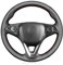 MEWANT Lenkradabdeckung genäht für Opel Astra (K) 2015-2020/Corsa (E) 2014-2019/Crossland X 2017-2020/Grandland X 2017-2020/Insignia (CT) B 2017-2020/Karl 2015-2020/Zafira (C) 2020/Zafira (C)