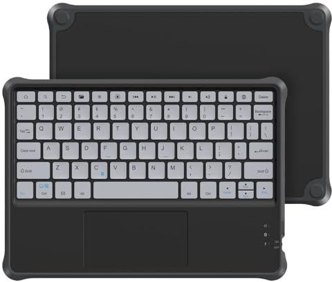 Made For Amazon Kids Bluetooth Keyboard, for 10” Fire Kids Pro and 10” Fire Kids Tablets | Black