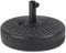 Sekey 22kg Parasol Base Outdoor Umbrella Stand Water Sand Fillable Parasol Stands for 38-48mm Black