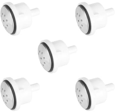 Leisurealeaneag 5er-Set 9-Loch-Badewannen-Luftdüse, Luftblasen-Düse, Kunststoff, für Zuhause, Spa, Whirlpool