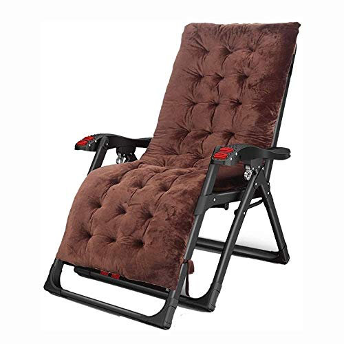 Leichter, langlebiger Klappstuhl für den Außenbereich, tragbarer Garten-/Terrassen-Liegestuhl mit dick gepolstertem Bett, Relaxsessel für den Balkon, alter Mann-Stuhl, Klappbett kann sitzen und liegen