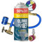 ClimaSet Remplacement du gaz refrigerant 3en1 R134a 1x235 g pour Climatisation avec Tuyau, Manomètre et Adaptateur HP/LP pour Climatisation -Recharge climatisation voiture - ECO