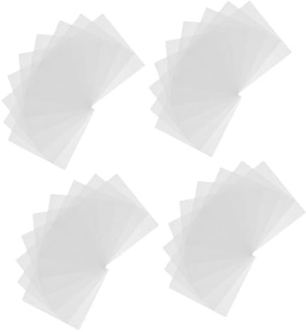 SOLUSTRE 500pezzi Carta Da Pesare Da Laboratorio Di Carta Per Pesatura Con Superficie Liscia e Antiadesiva Per Misurazioni Precise Ricerca Scientifica
