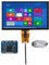 Schermo LCD IPS da 7 pollici 1024 x 600 con scheda di controllo touch, multipurpose, per Raspberry Pi, laptop, monitor secondario