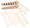 NUOBESTY 12pcs Mini Wooden Step Ladders Handcrafted Decor for Dollhouse Garden Indoor Display Compact Multi-functional Stairs for Objects Pets