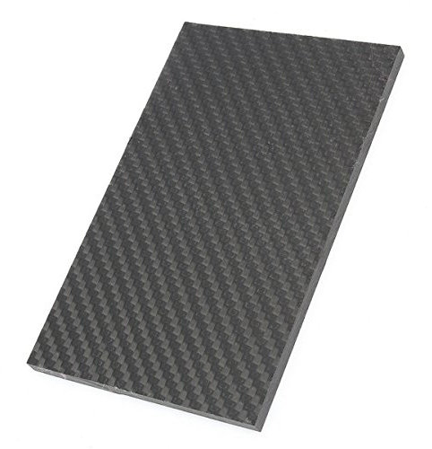EsportsMJJ Cf129805 3K 129X80 X 5Mm Weben Carbon Fiber Plate Panel Blatt
