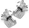 Frankberg 2x Bremssattel Bremszange Hinten Links Rechts Aluminium Kompatibel mit Golf IV Polo Fabia I Fabia II A3 Leon Ibiza III TT Cordoba R.o.o.m.s.t.e.r Replace# 1J0615424F