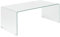 Minimalistischer Couchtisch transparent Glas Kendall