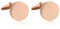 Beydodo Business Hemd Manschettenknöpfe Rosegold Poliert Rund Edelstahl Herren Manschettenknöpfe Hochzeit (Cufflinks)