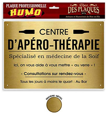 STC Plaque Professionnelle APERO-The