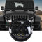 QOHFLD 1Pcs Phares Ronds Avant Noirs de 7 à LED, pour phares de projecteur Lada Niva 7 Pouces 75W avec DRL Blanc, pour Nissan Patrol Y60 Jeep CJ-7
