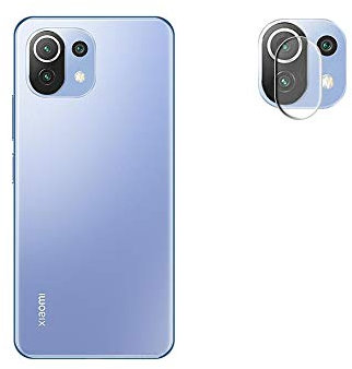 FTRONGRT Kamera Schutzfolie für Xiaomi Mi 11 Lite,transparente,ultradünne,Kratzfeste,weiche Kameralinsenschutz aus gehärtetem Glas für Xiaomi Mi 11 Lite-2 Stück