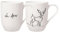 Villeroy & Boch - Statement set XMAS renna, set regalo 2 pezzi, tazza in porcellana bianca, capacità 280 ml