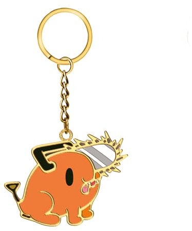 Crunchyroll - Chainsaw Man - Chibi Design 2 - Metal Enamel Keychain/Keyring - Original & Licensed