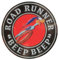 hotrodspirit - Aufkleber Road Runner Beep Beep Schwarz Rot 13 cm selbstklebend Roadrunner