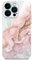 ONEFLOW Bliss Cover für iPhone 14 Pro Max Hülle in Marmor Optik, Designer Case Handy Schutzhülle mit Kameraschutz, Muster Hardcase Glitzer Handyhülle marmoriert, Rosa Grau