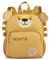 minimutz Kindergartenrucksack Tiere Mädchen Jungen - Personalisiert mit Name - Rucksack Kinder mit Vortasche Löwe